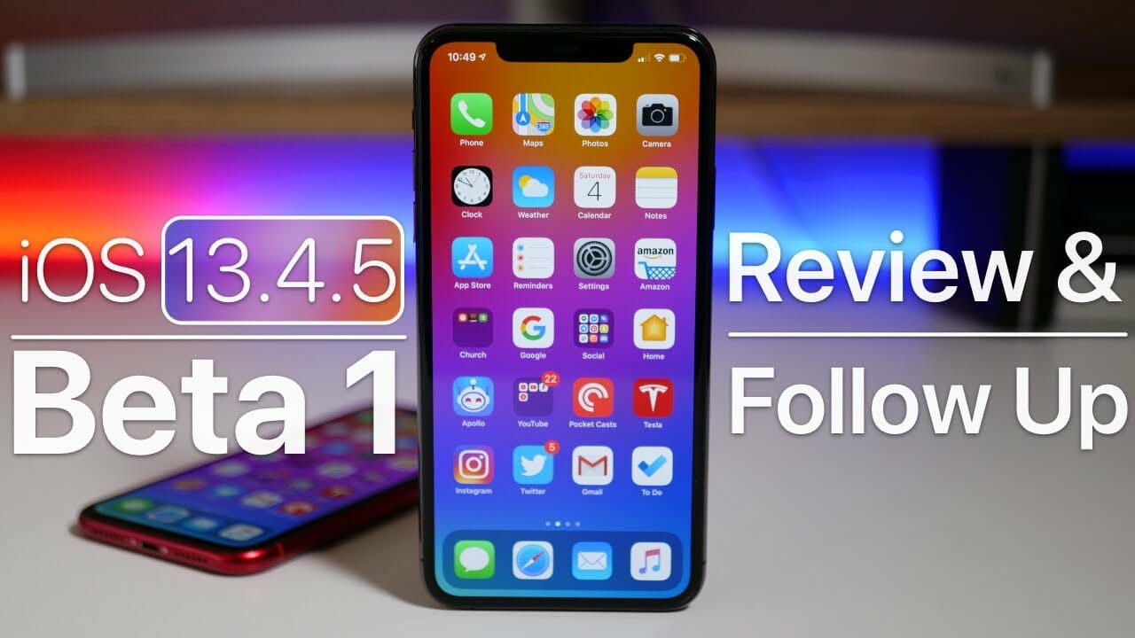 iOS 13.4.5 Beta 1 – Follow up